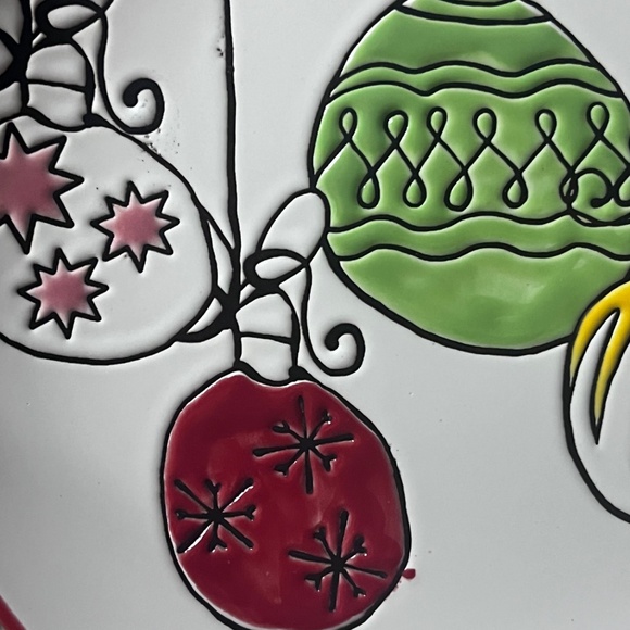 Spectrum Designz Ornament Decorative 8in Plate 2018 W/ Easel Christmas Decor - Picture 3 of 8